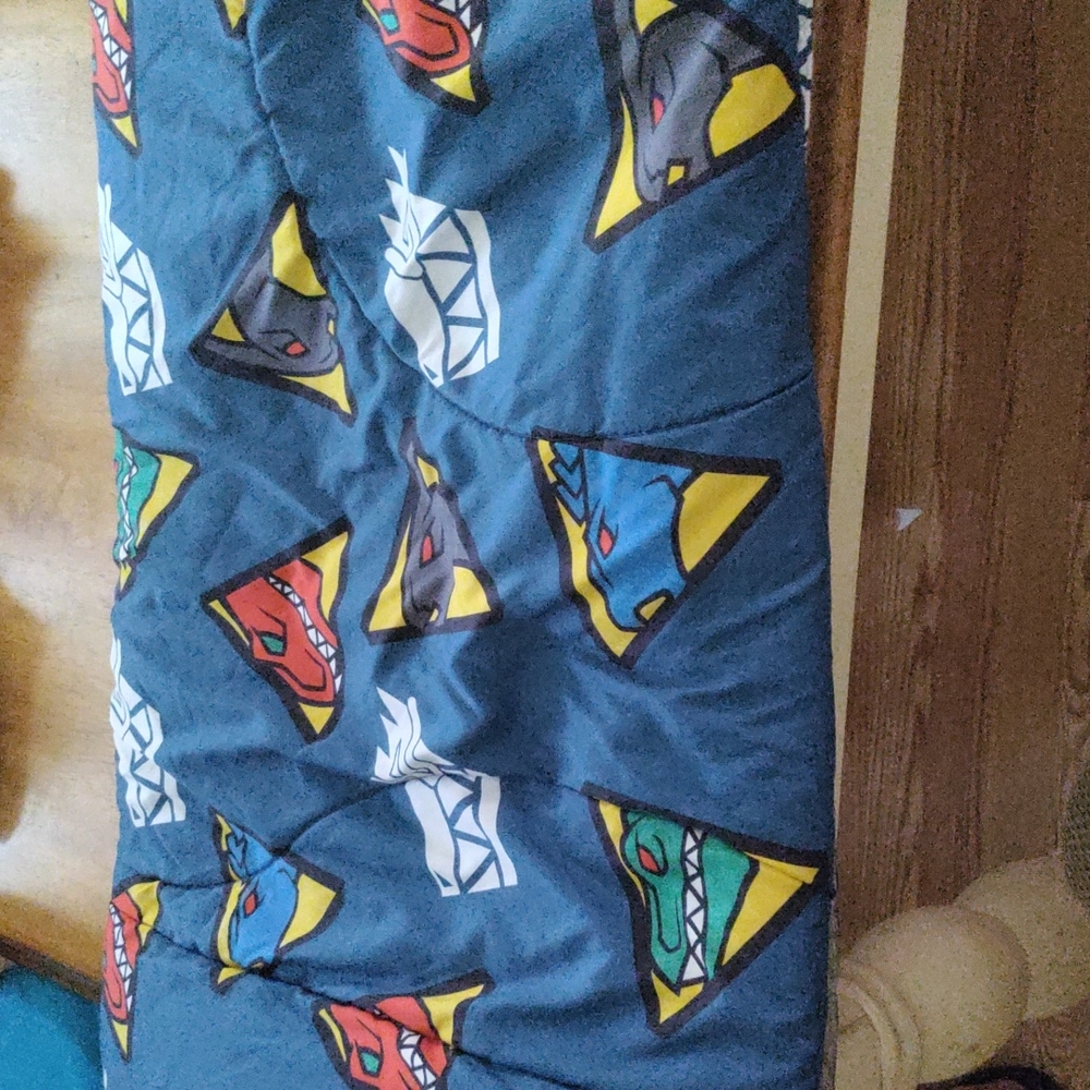 Power Ranger twin size bed spread